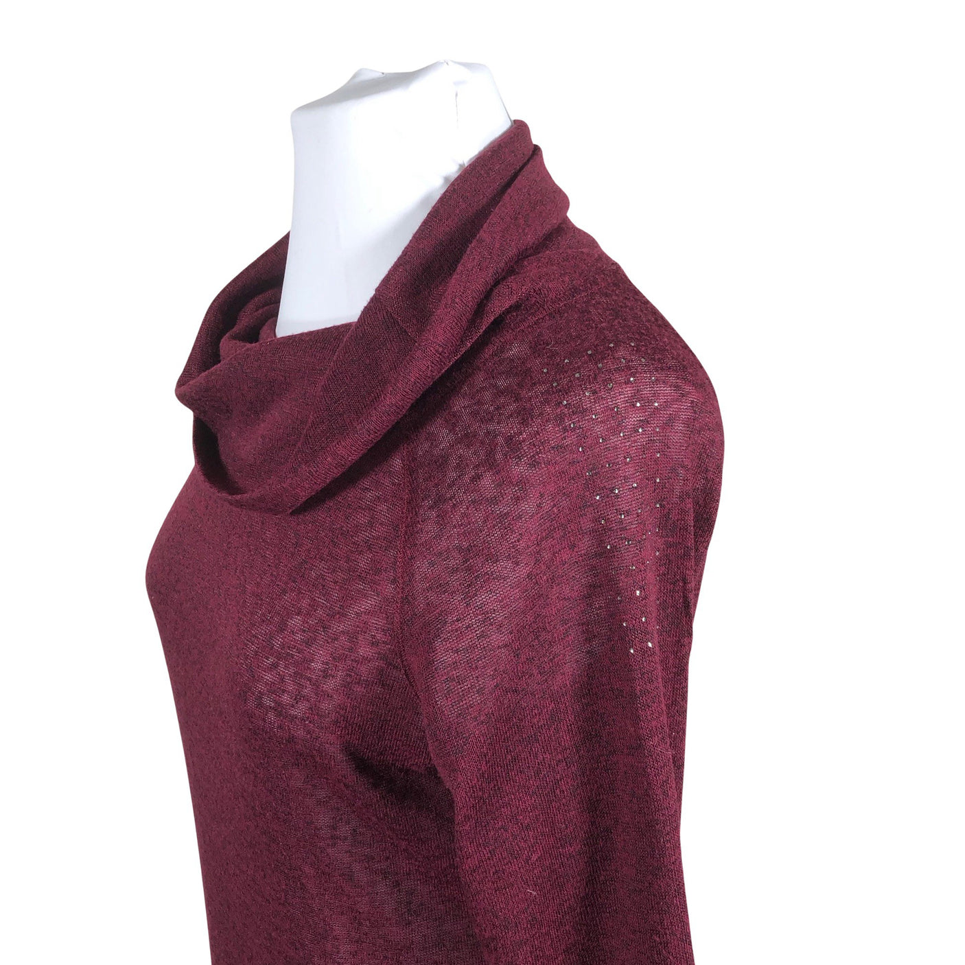 Unisex Luhta - Knit dress, size 42 - Wine red (2)