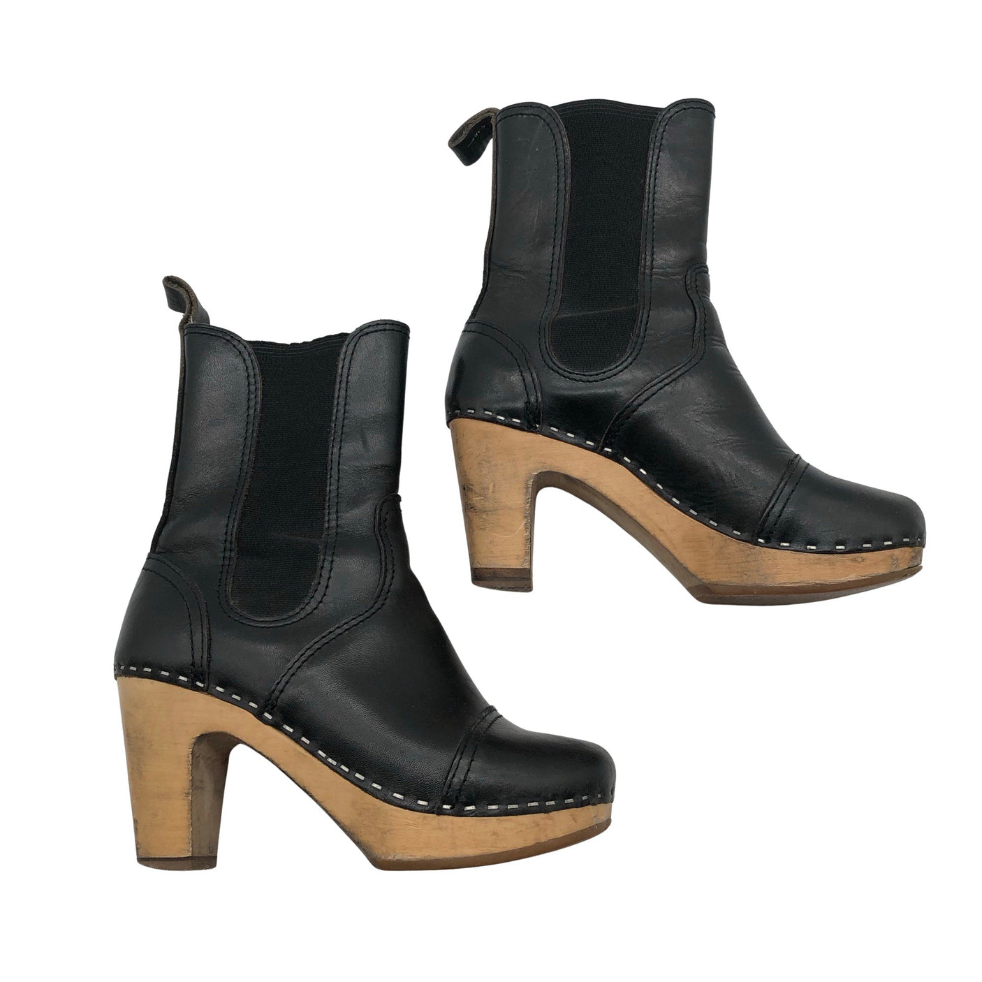 Unisex Swedish Hasbeens - Ankle boots, size 38 - Black (1)