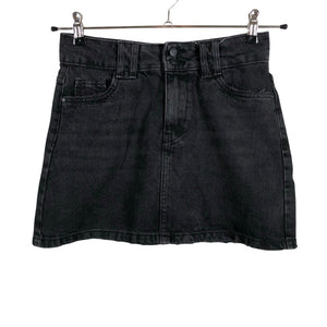 Unisex House Brand - Denim skirt, size 34 - Black (1)