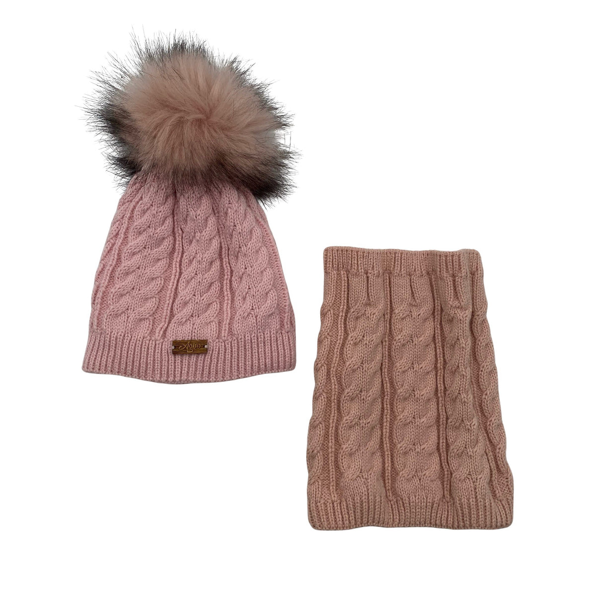 Unisex Agbo - Winter beanie, size 48 - 50 cm - Light pink (1)