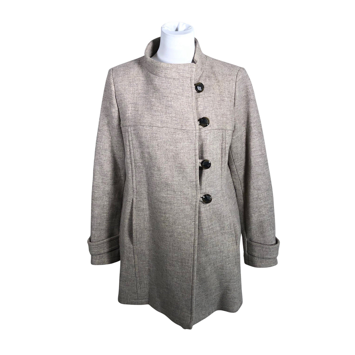 Unisex Etcetera - Wool coat, size 38 - Beige (1)