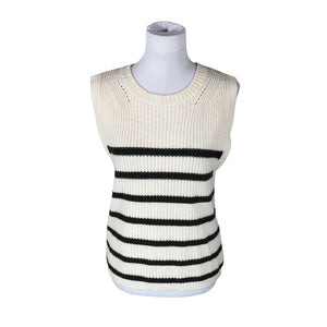 Unisex Tif Tiffy - Knit vest, size 36 - White (1)