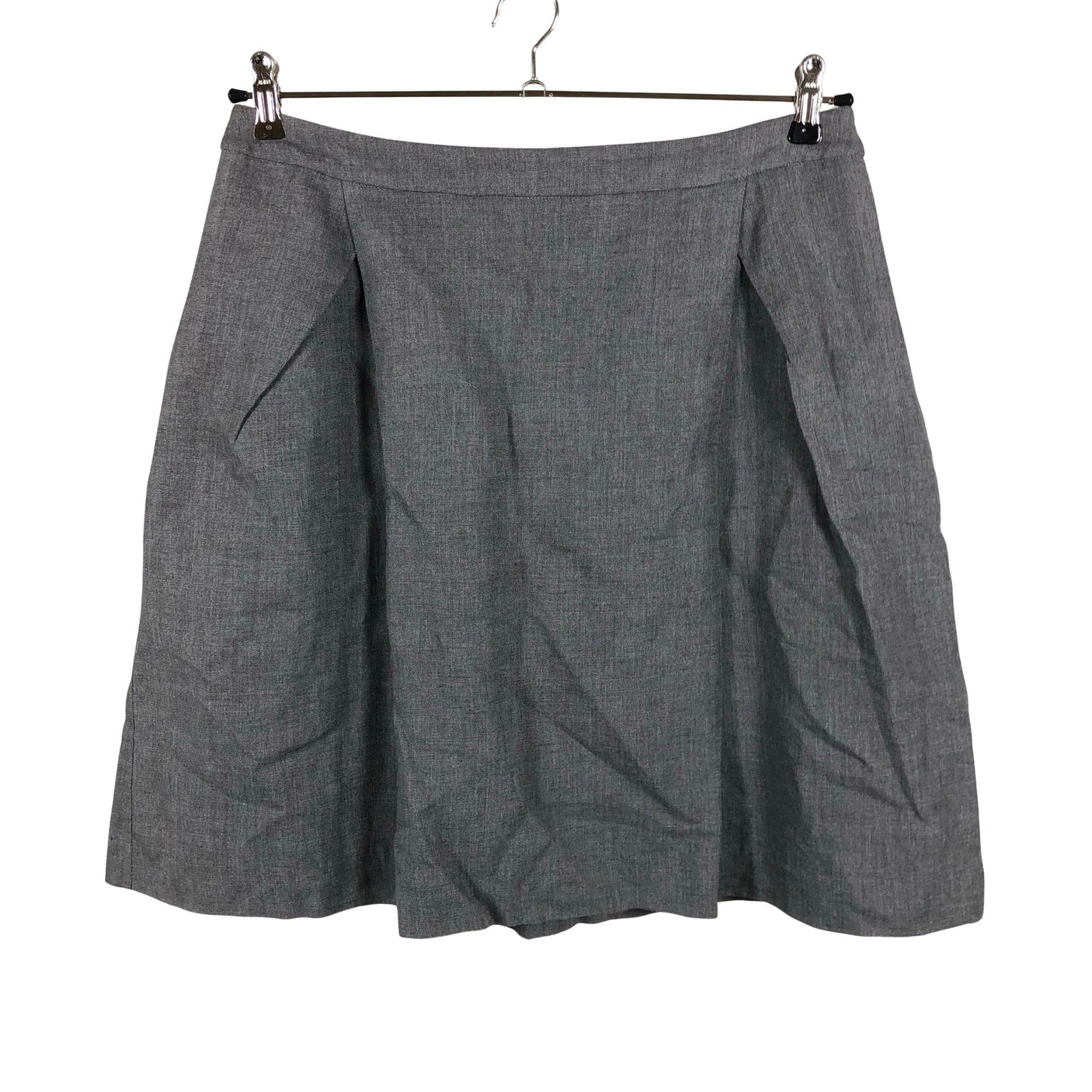 Unisex And Less - Fabric skirt, size 40 - Gray (1)