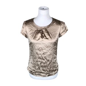 Unisex Ril's - Short-sleeved blouse, size 36 - Beige (1)