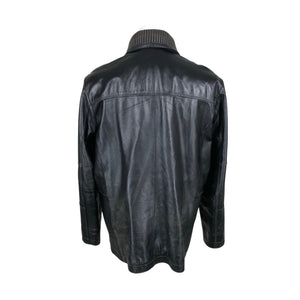 Unisex Saki - Leather jacket, size XXL - Black (2)