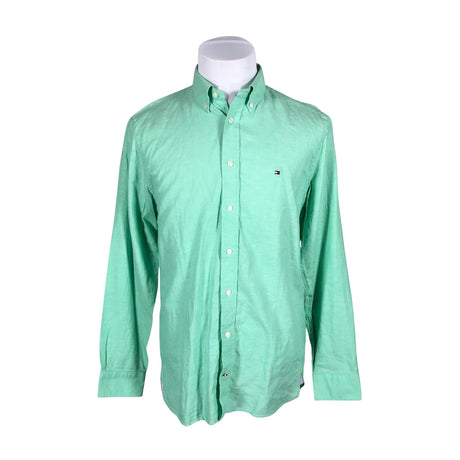 Unisex Tommy Hilfiger - Collared shirt, size M - Green ()