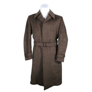 Unisex M.R Roman - Wool coat, size L - Brown (1)