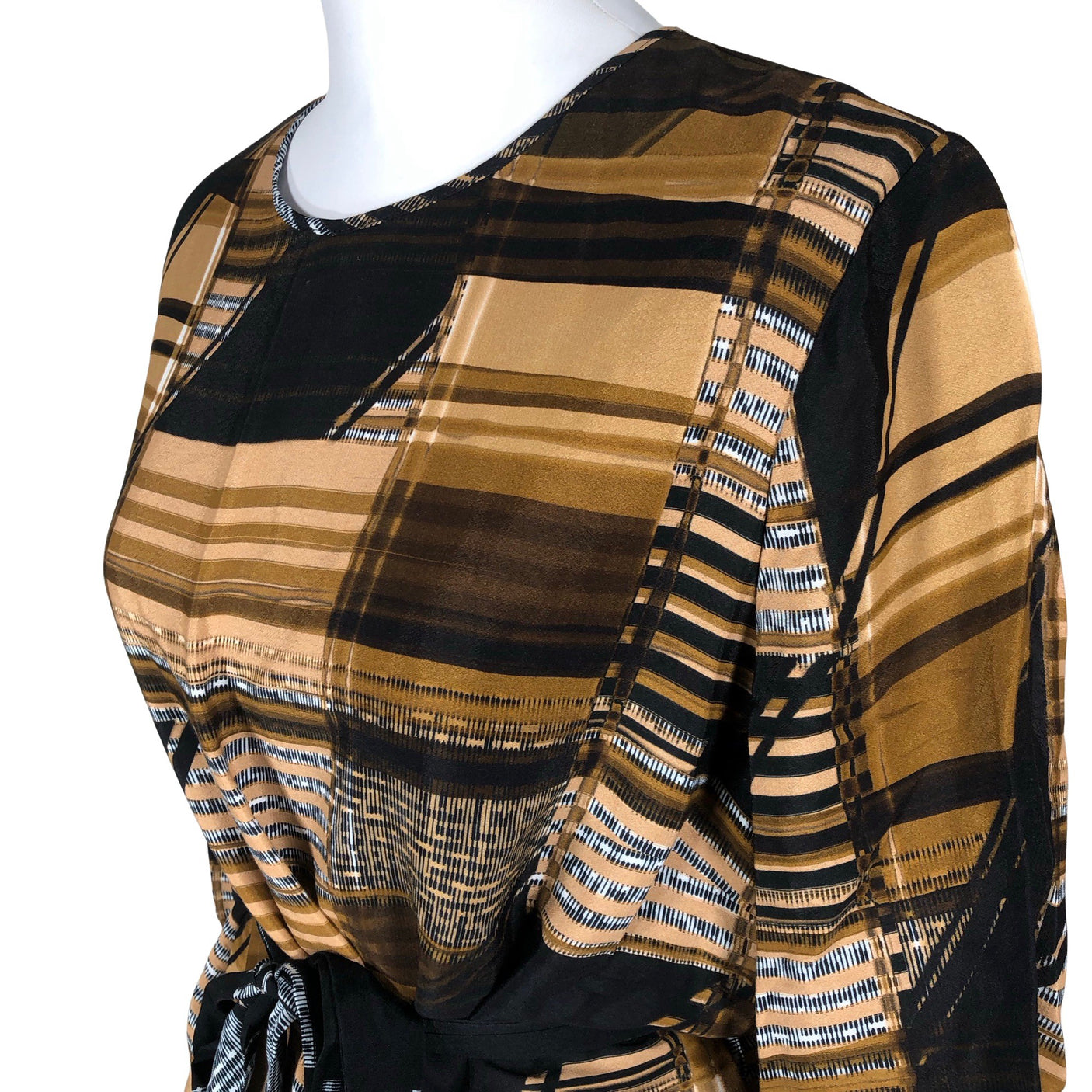 Unisex Ril's - Schiffon dress, size 40 - Brown (3)
