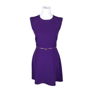Unisex Sandro Paris - Schiffon dress, size 34 - Violet (1)