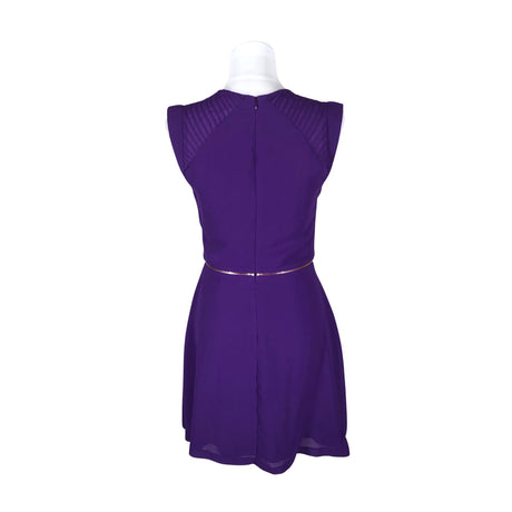 Unisex Sandro Paris - Schiffon dress, size 34 - Violet (2)