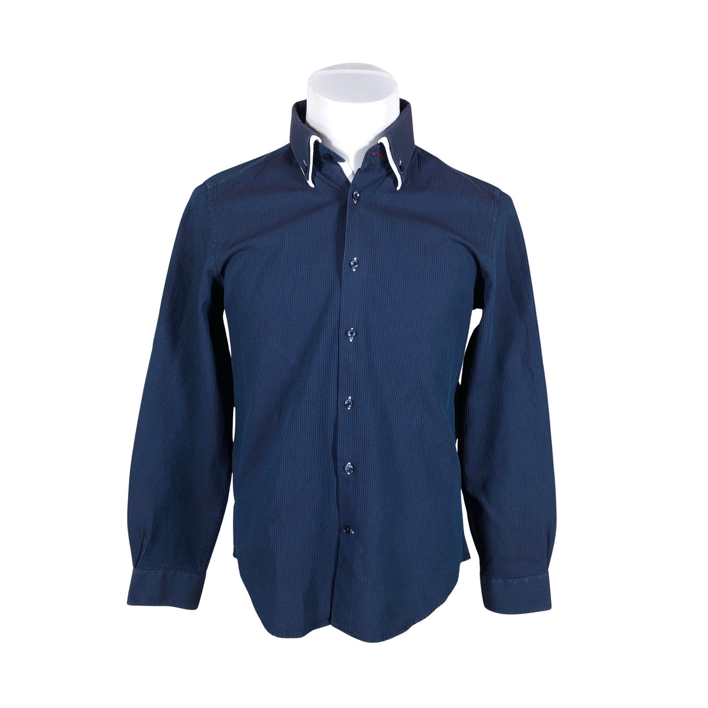 Unisex NaraCamicie - Collared shirt, size M - Blue (1)