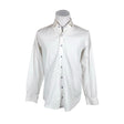 Unisex NaraCamicie - Collared shirt, size L - White ()