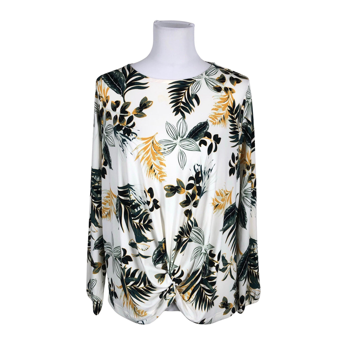 Unisex Cut & Pret - Trikotaažist pluus, suurus 40 - Valge