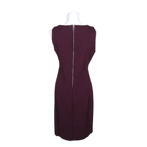 Unisex Benetton - Sheath dress, size 38 - Wine red (2)