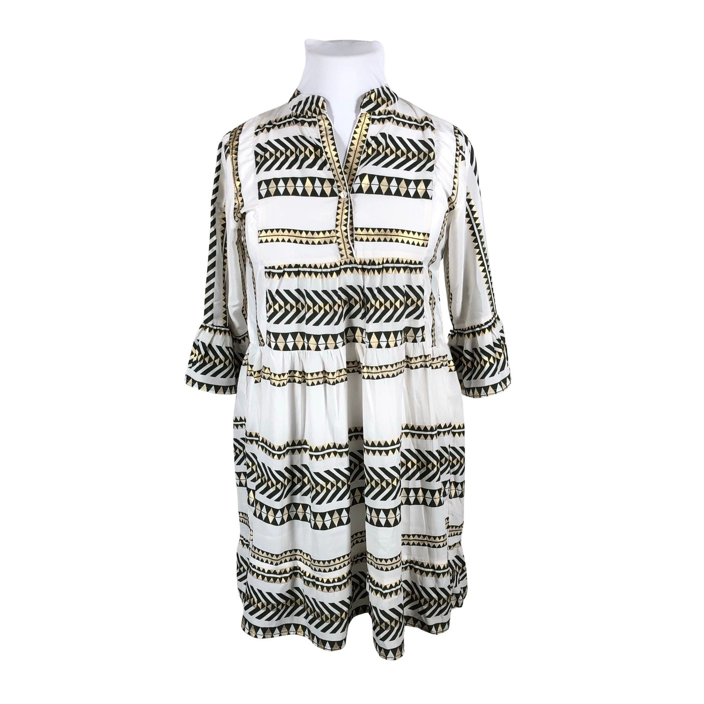 Unisex Ble Resort Collection - Schiffon dress, size 42 - White (1)