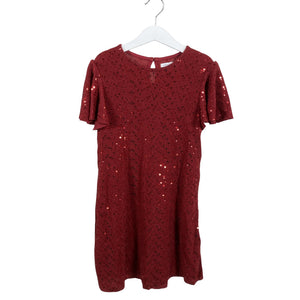 Unisex Next - Party dress, size 128 - 134 - Red (1)
