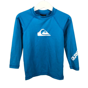 Unisex Quiksilver - Sports shirt, long sleeve, size 98 - 104 - Turquoise (1)