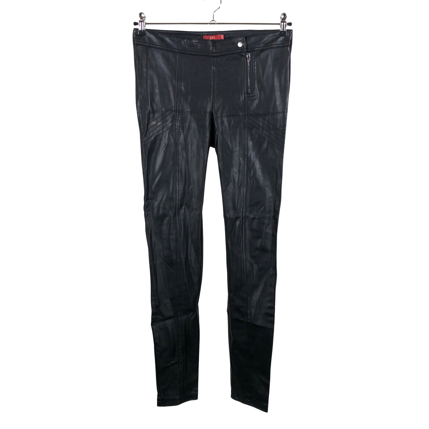 Unisex Esprit - Leather pants, size 38 - Black (1)