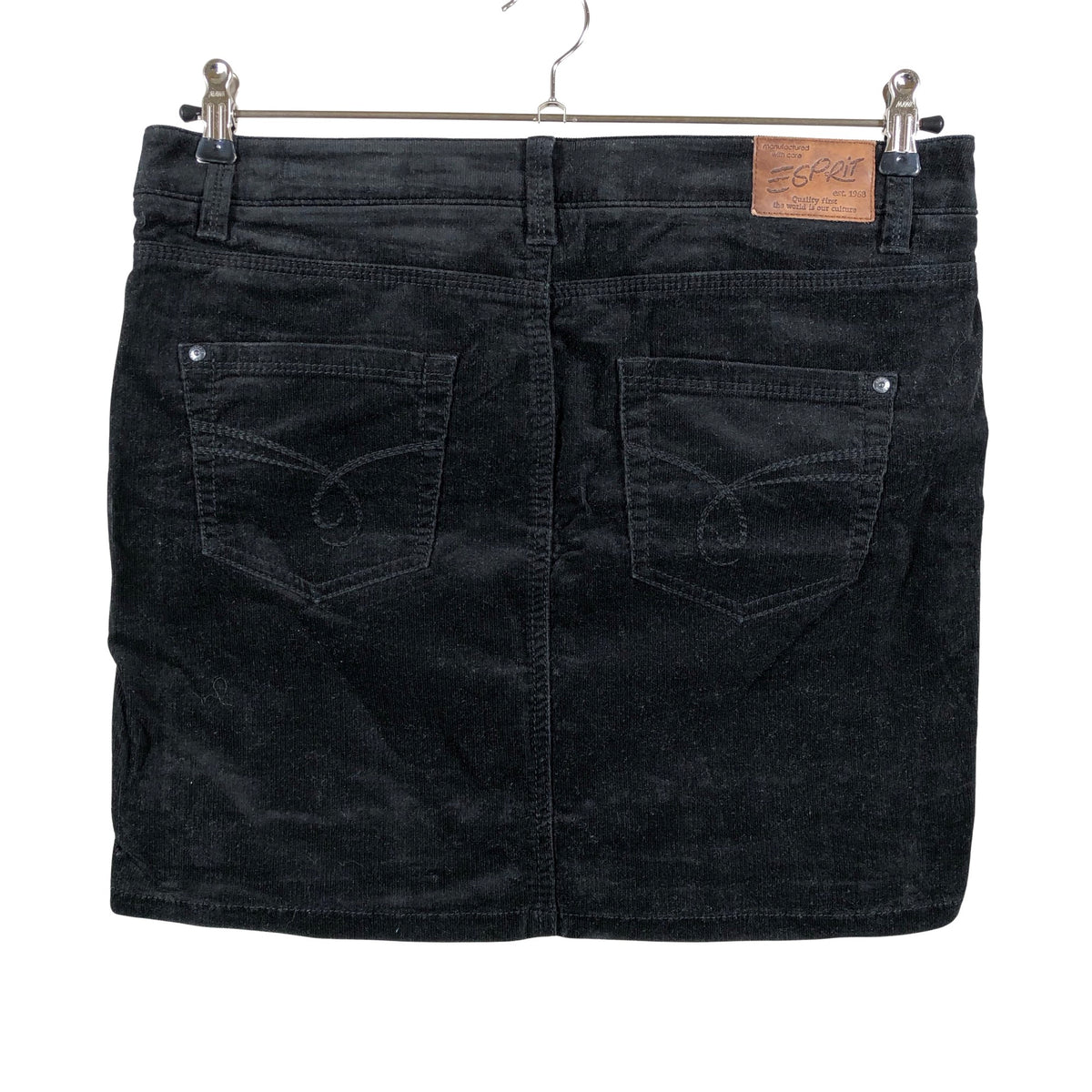 Unisex Esprit - Fabric skirt, size 38 - Black (2)