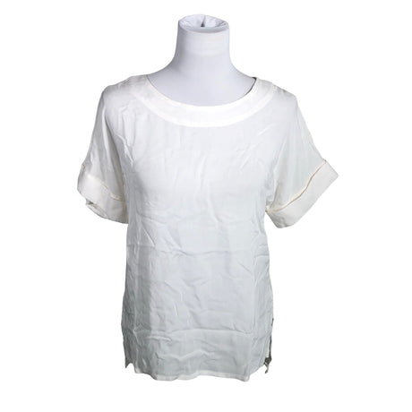 Unisex s.Oliver - Short-sleeved blouse, size 36 - White ()