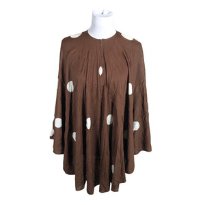 Unisex Vuokko - Poncho, size 40 - Brown (1)