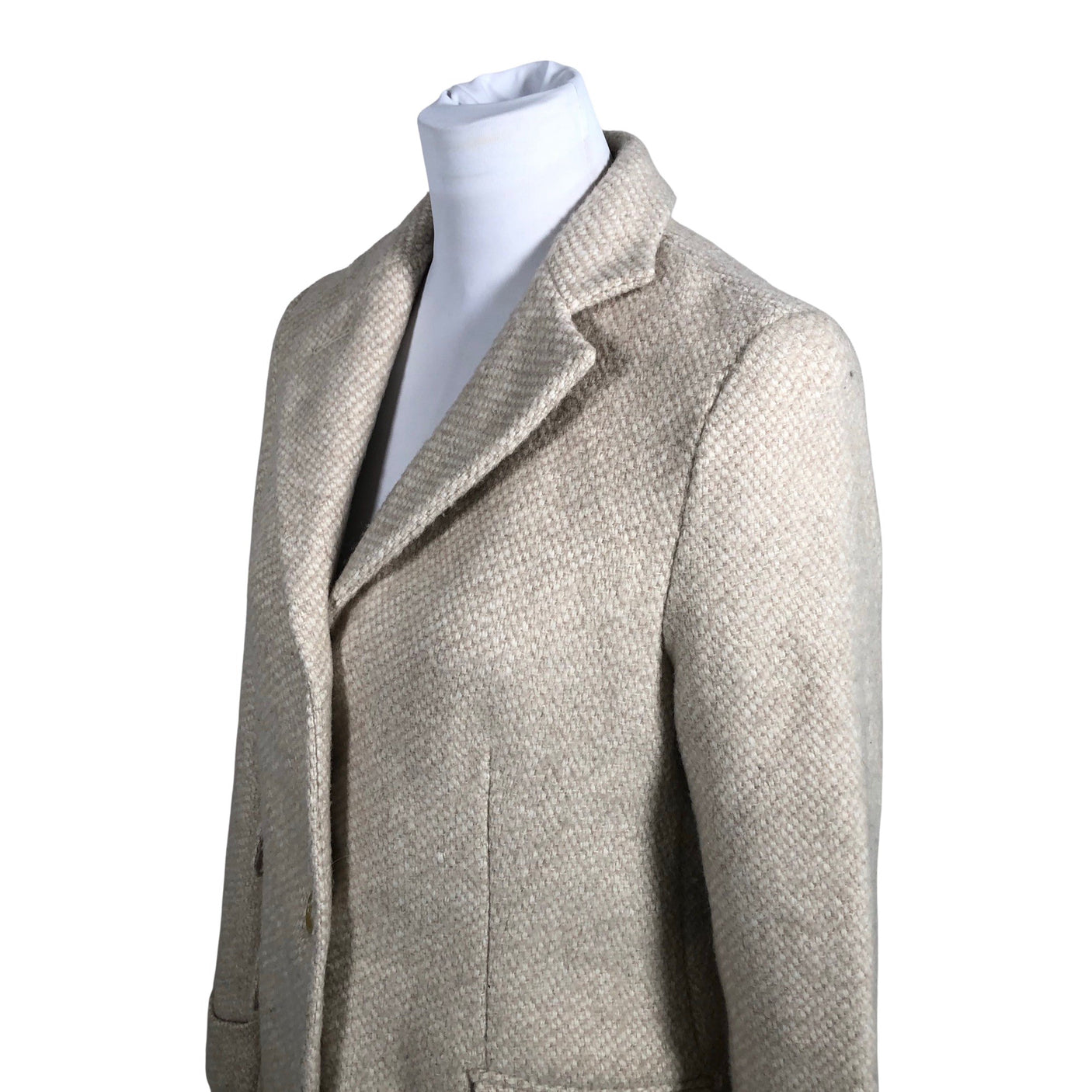 Unisex Lauren Ralph Lauren - Wool coat, size 38 - Beige (3)