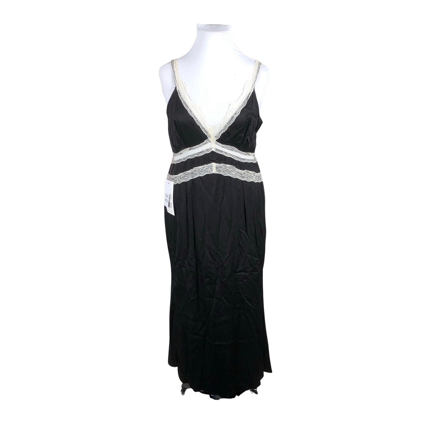 Unisex Never Fully Dressed - Schiffon dress, size 44 - Black (1)