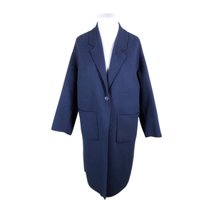 Unisex Lindex - Wool coat, size 48 - Blue (1)