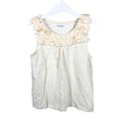 Unisex Vertbaudet - Tricot tank top, size 134 - 140 - Natural white ()