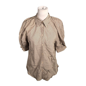 Unisex Lindex - Short-sleeved blouse, size 38 - Beige (1)