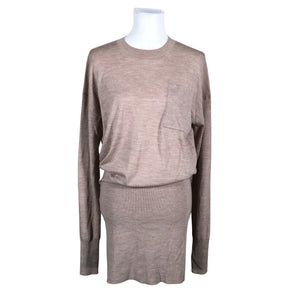 Unisex Hôtel Particulier - Knit dress, size 36 - Brown (1)