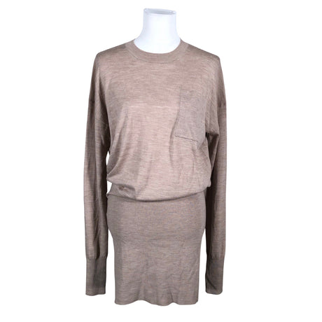 Unisex Hôtel Particulier - Knit dress, size 36 - Brown ()