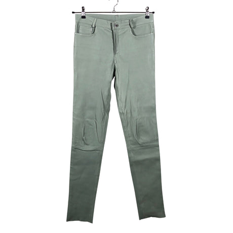 Unisex Hôtel Particulier - Leather pants, size 38 - Green ()