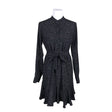 Unisex Zapa - Schiffon dress, size 38 - Black ()
