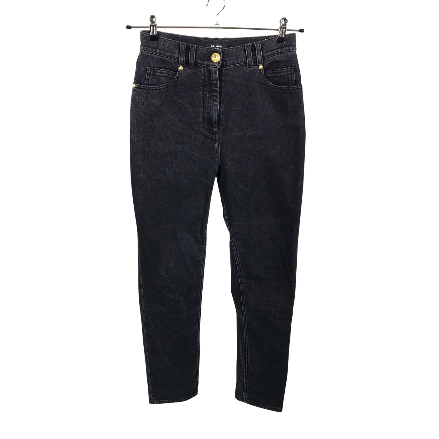 Unisex Balmain - Jeans, size 38 - Gray (1)