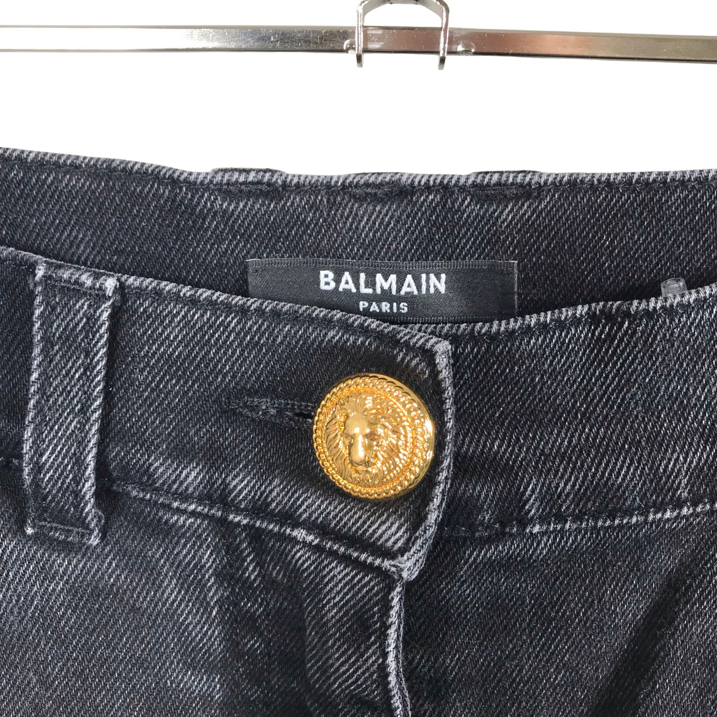 Unisex Balmain - Jeans, size 38 - Gray (4)