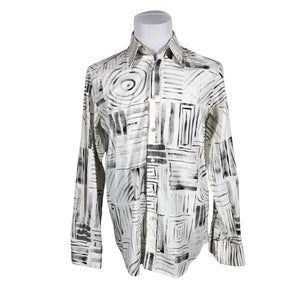 Unisex Yashi Yamamuri - Collared shirt, size L - Natural white (1)