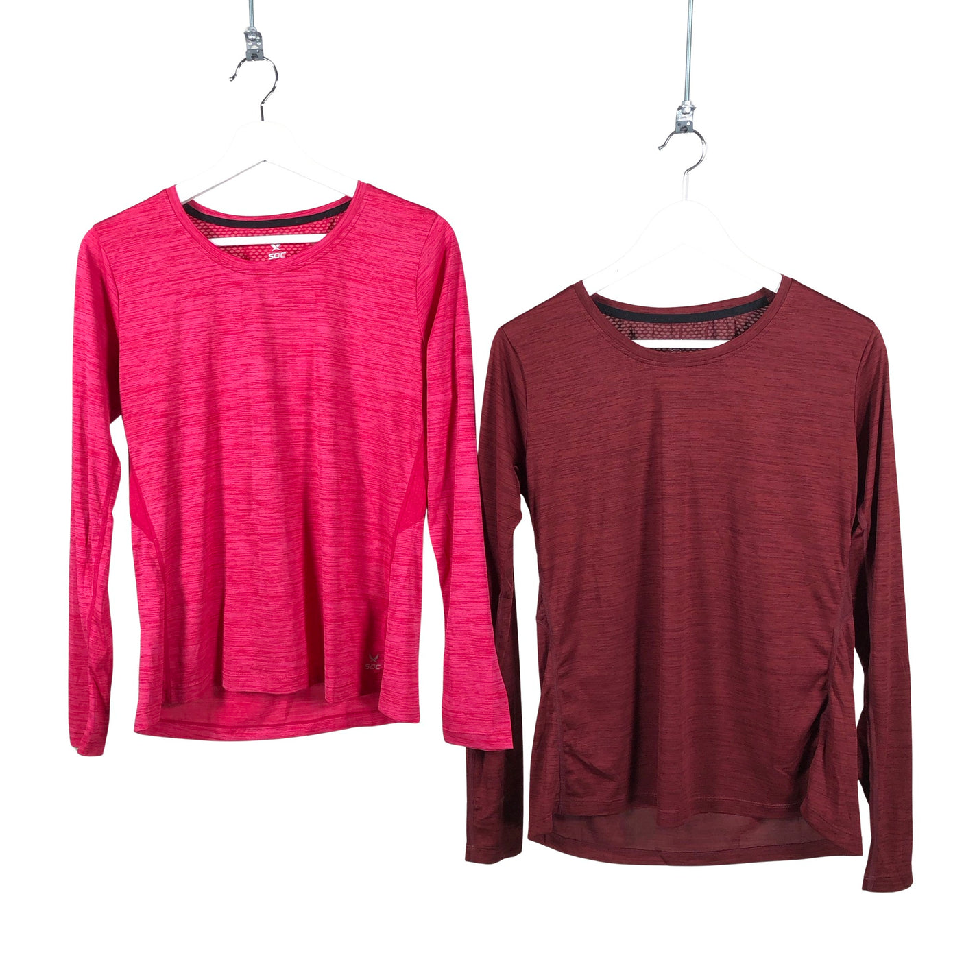 Unisex Soc - Sports shirt, long sleeve, size 38 - Wine red (1)