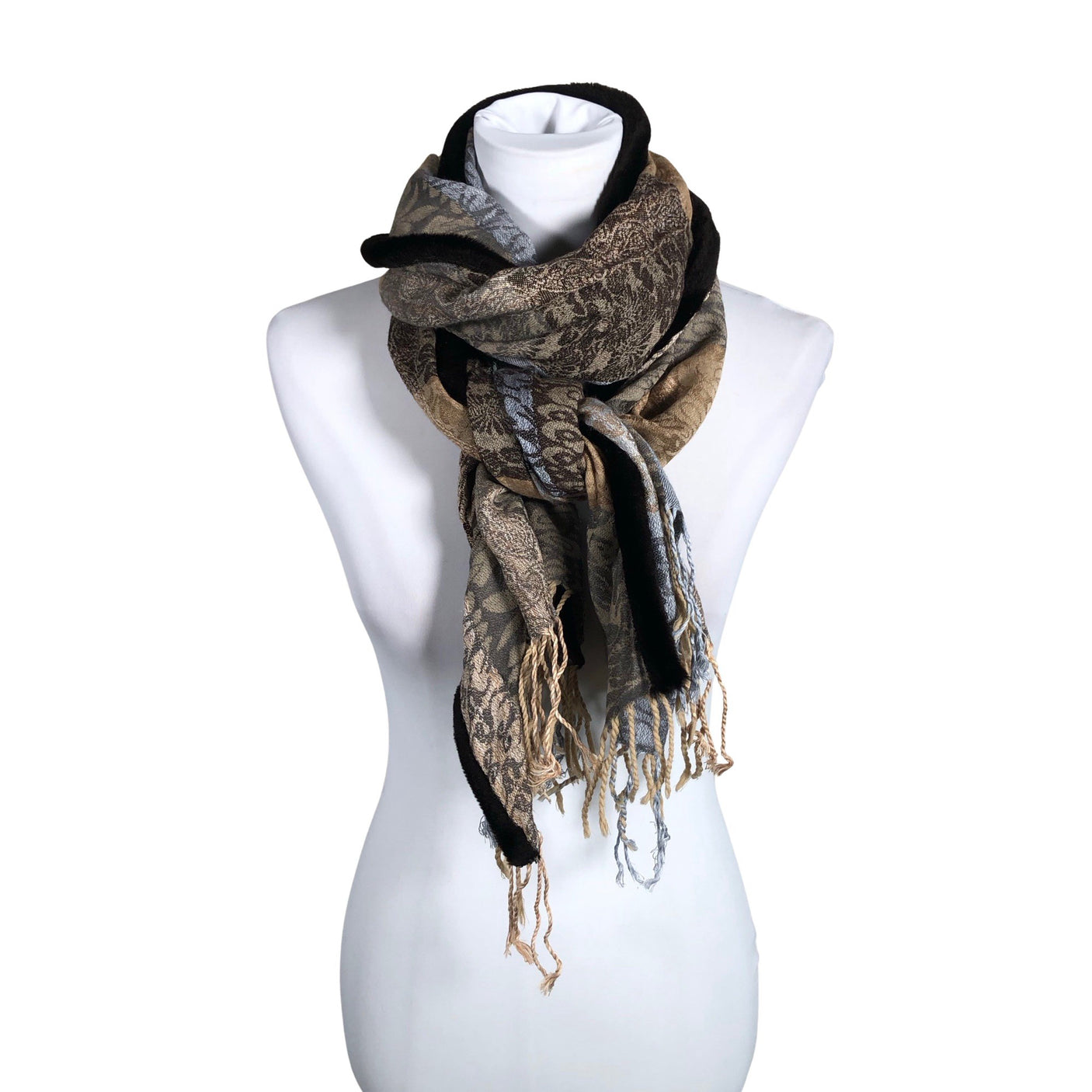 Unisex Nortika - Scarf, size Maxi - Beige (1)