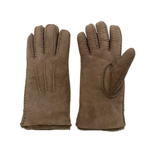 Unisex EMU Australia - Leather gloves, size Ei kokoa - Brown (1)