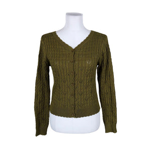 Unisex Yemak - Cardigan, size 38 - Green (1)