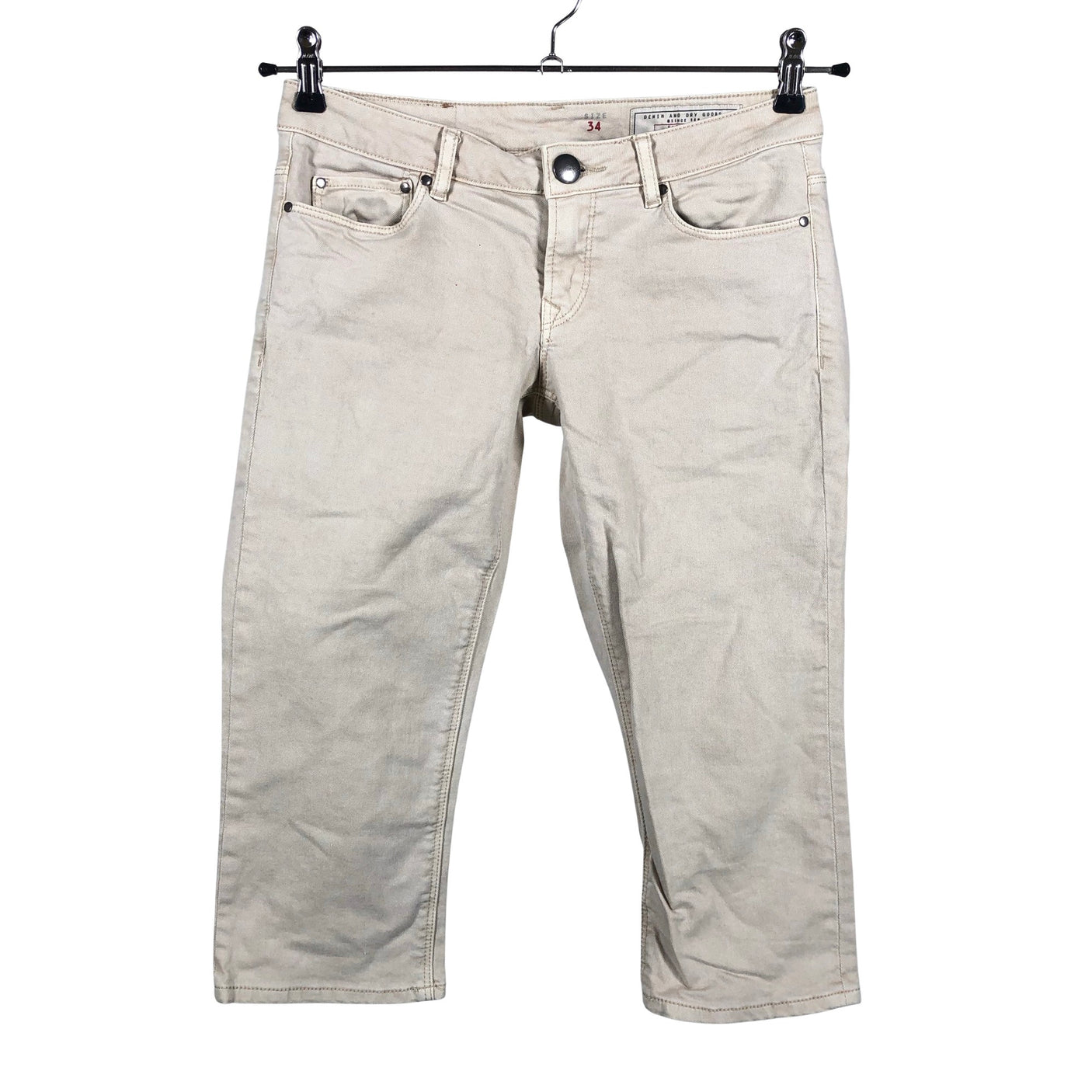 Unisex Esprit - Capri jeans, size 34 - Beige (1)