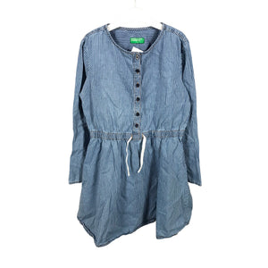 Unisex Benetton - Dress, size 134 - 140 - Blue (1)