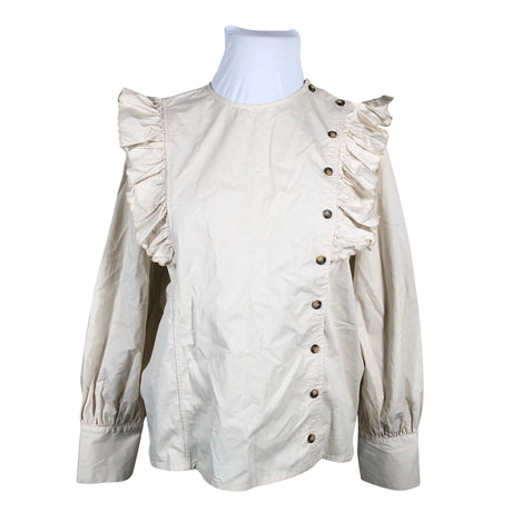 Unisex by Malene Birger - Blouse, size 42 - Beige ()