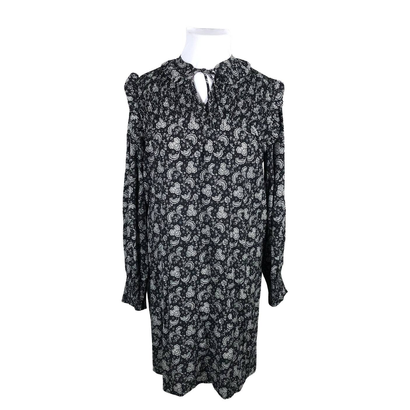 Unisex Rue de Femme - Schiffon dress, size 42 - Black (1)