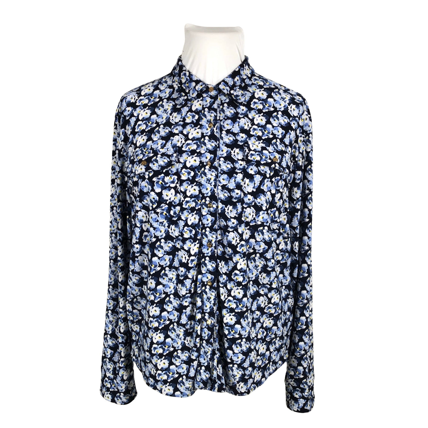 Unisex Lauren Ralph Lauren - Blouse, size 44 - Blue (1)