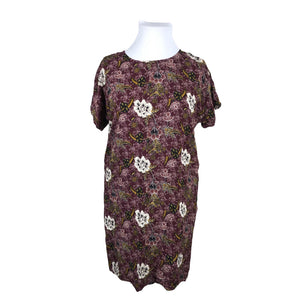 Unisex Soyaconcept - Schiffon dress, size 42 - Wine red (1)