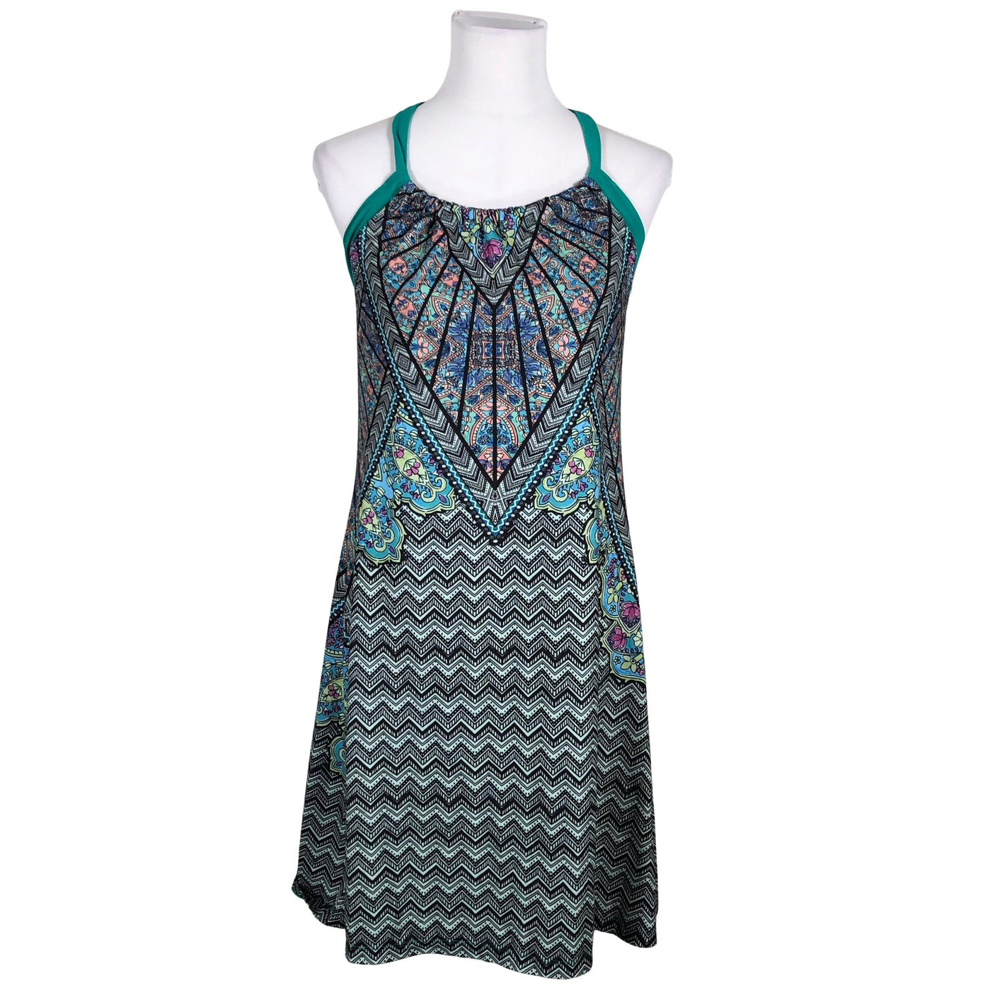 Unisex Prana - Summer dress, size 40 - Green (1)