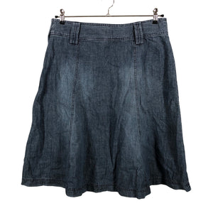 Unisex Lindex - Denim skirt, size 44 - Blue (2)