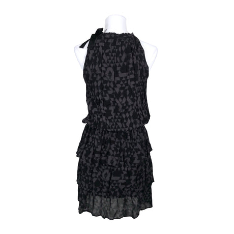 Unisex Munthe - Schiffon dress, size 38 - Brown (2)
